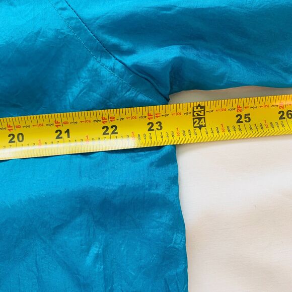 Vintage Light Blue Button-Up Windbreaker Jacket - Picture 7 of 10